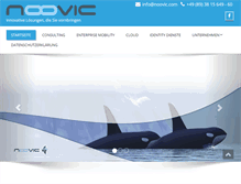 Tablet Screenshot of noovic.com